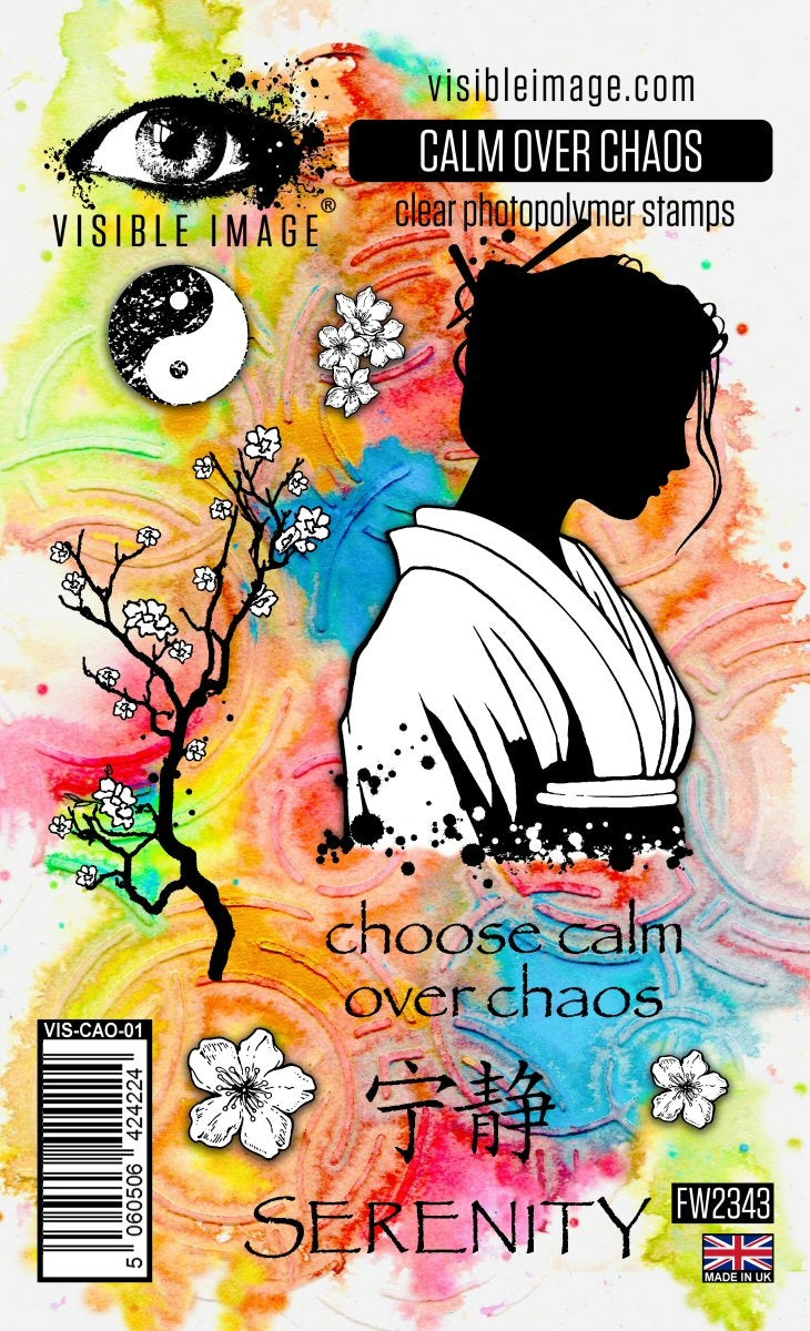 Visible Image Calm Over Chaos - A6 Stamp Set-1