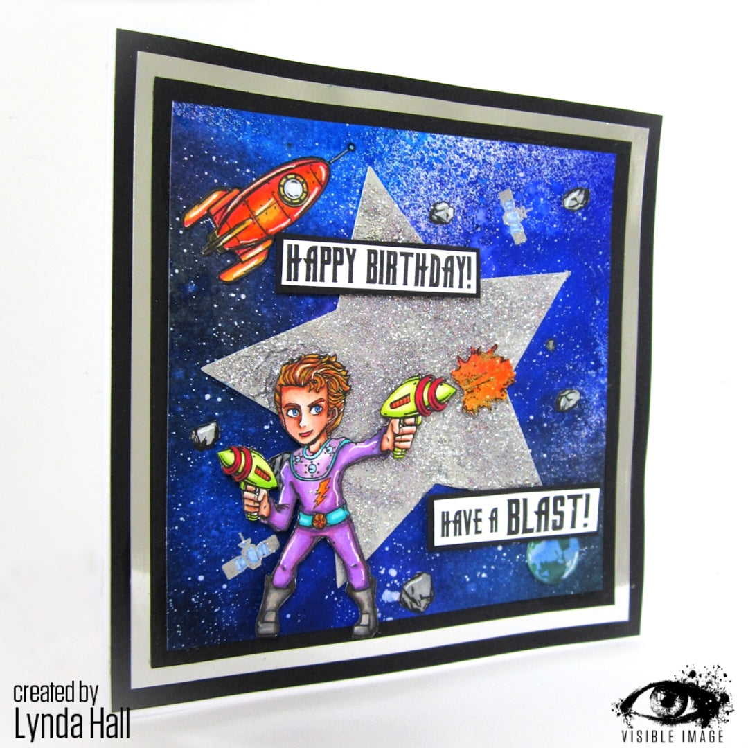 Visible Image Captain Awesome - A6 Stamp Set-3