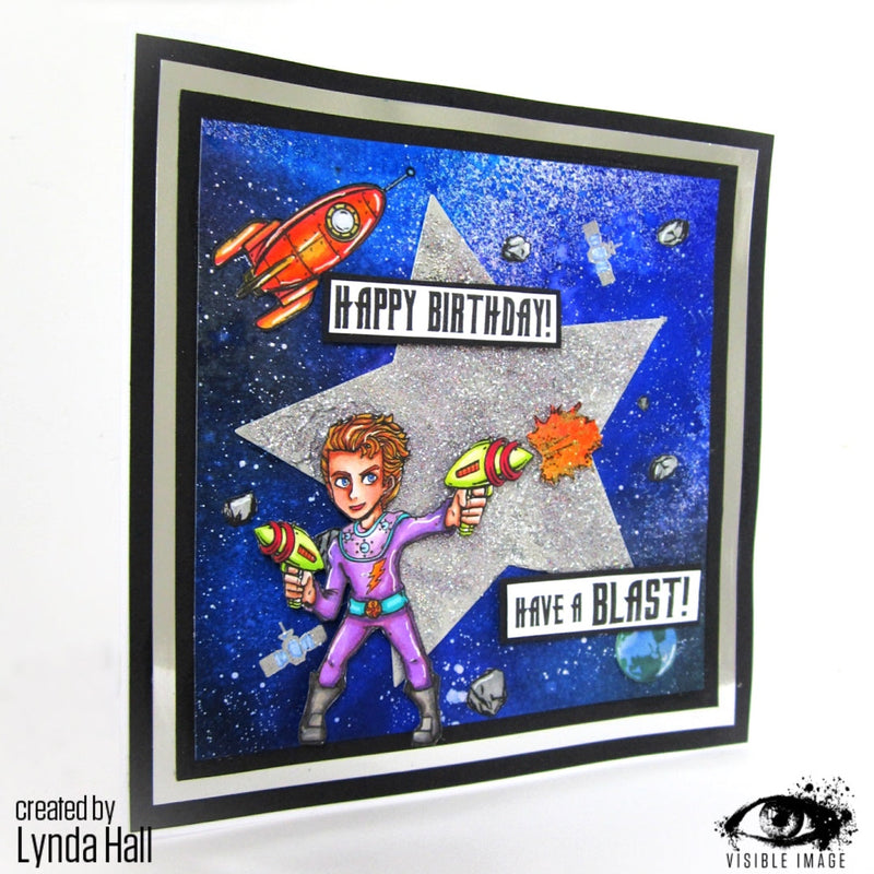 Visible Image Captain Awesome - A6 Stamp Set-3