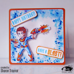Visible Image Captain Awesome - A6 Stamp Set-2