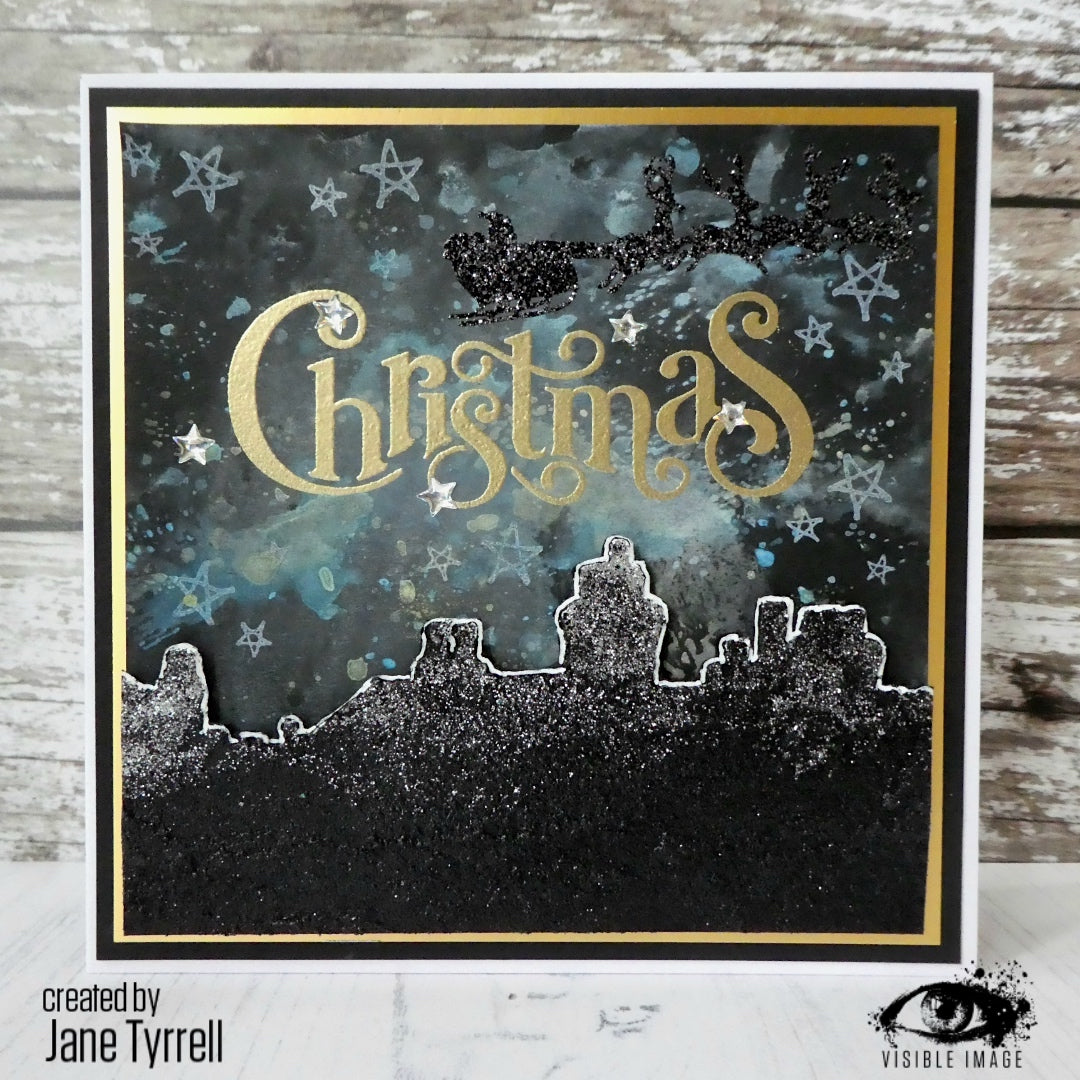 Visible Image Christmas Eve Stencil - 6 x 6-2