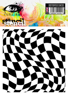 Visible Image Distorted Chess Stencil - 6 x 6-1