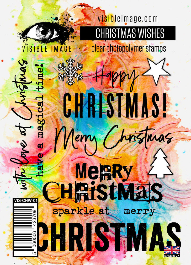 Visible Image Christmas Wishes - A6 Stamp Set-1