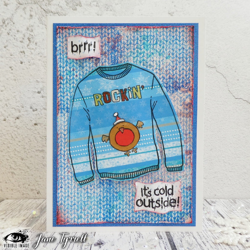 Visible Image Christmas Jumper - A6 Stamp Set-2