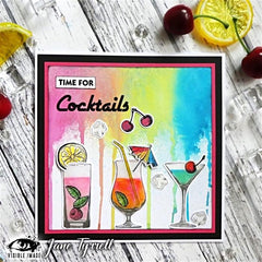 Visible Image Cocktails & Dreams - A6 Stamp Set-2