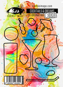 Visible Image Cocktails & Dreams Co-ordinating Dies-1