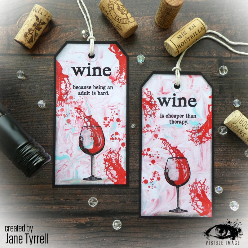 Visible Image 99% Chance Of Wine - A6 Stamp Set-2