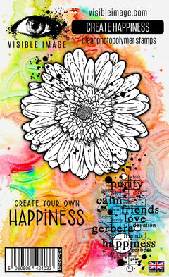 Visible Image Create Happiness - A6 Stamp Set-1