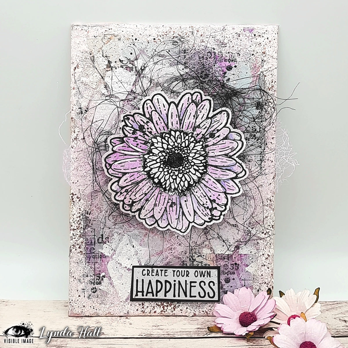 Visible Image Create Happiness - A6 Stamp Set-4