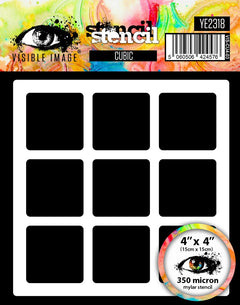 Visible Image Cubic Stencil - 4 X 4-1