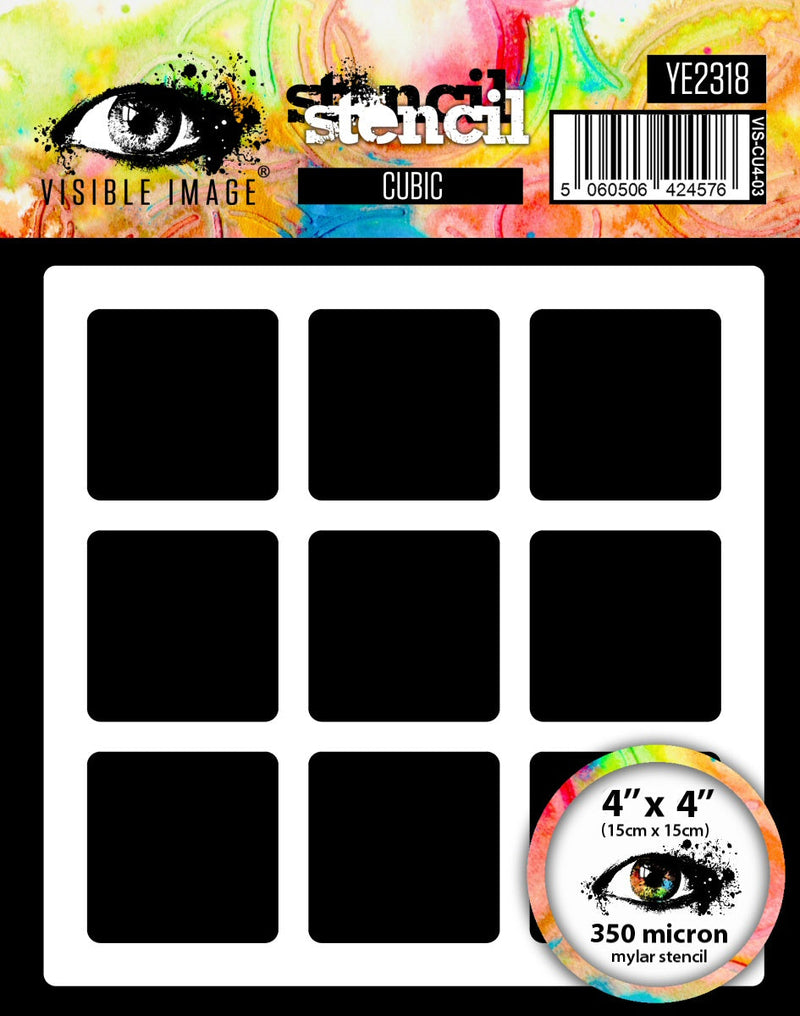 Visible Image Cubic Stencil - 4 X 4-1