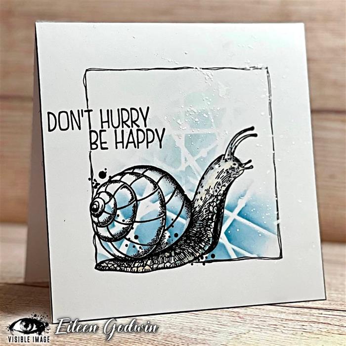 Visible Image Don't Hurry Be Happy - A7 Stamp Set-2