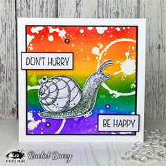 Visible Image Don't Hurry Be Happy - A7 Stamp Set-4