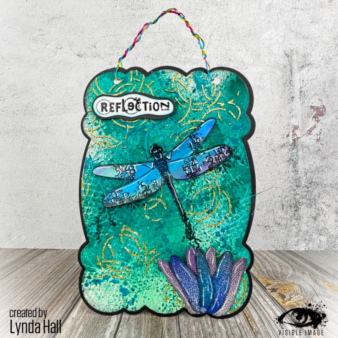 Visible Image Dragonfly Reflection - A5 Stamp Set-3