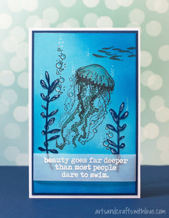 Visible Image Dare To Swim - A6 Stamp Set-4