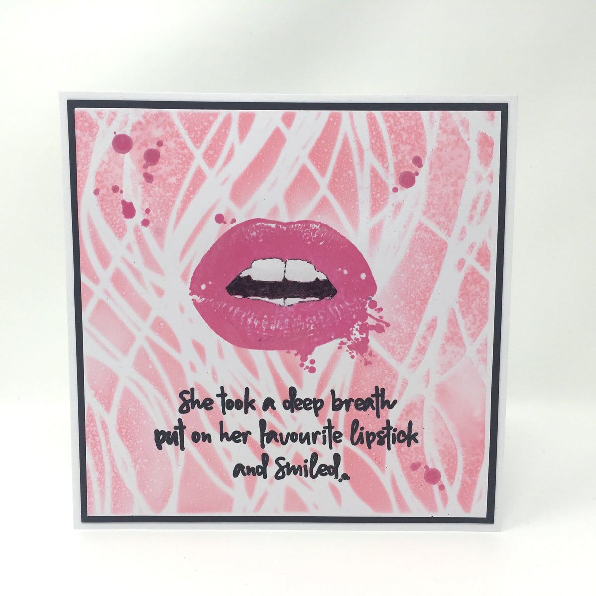 Visible Image Fibres Stencil - 6 x 6-2