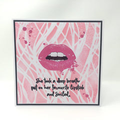 Visible Image Fibres Stencil - 6 x 6-2