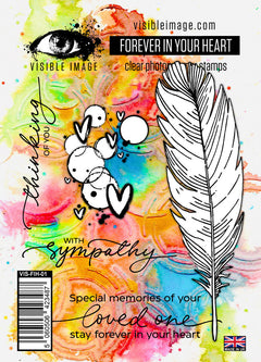 Visible Image Forever In Your Heart -A6 Stamp Set-1
