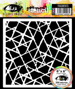 Visible Image Fragments Stencil - 6 x 6-1