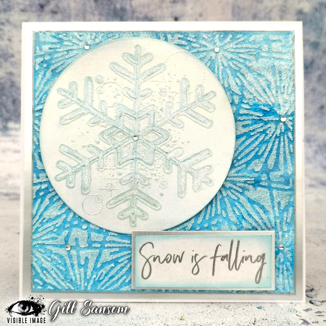 Visible Image Frosty Stencil - 6 x 6-2