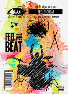 Visible Image Feel The Beat - A6 Stamp Set-1