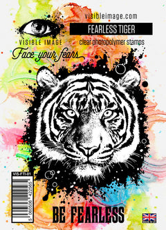 Visible Image Fearless Tiger - A6 Stamp Set-1