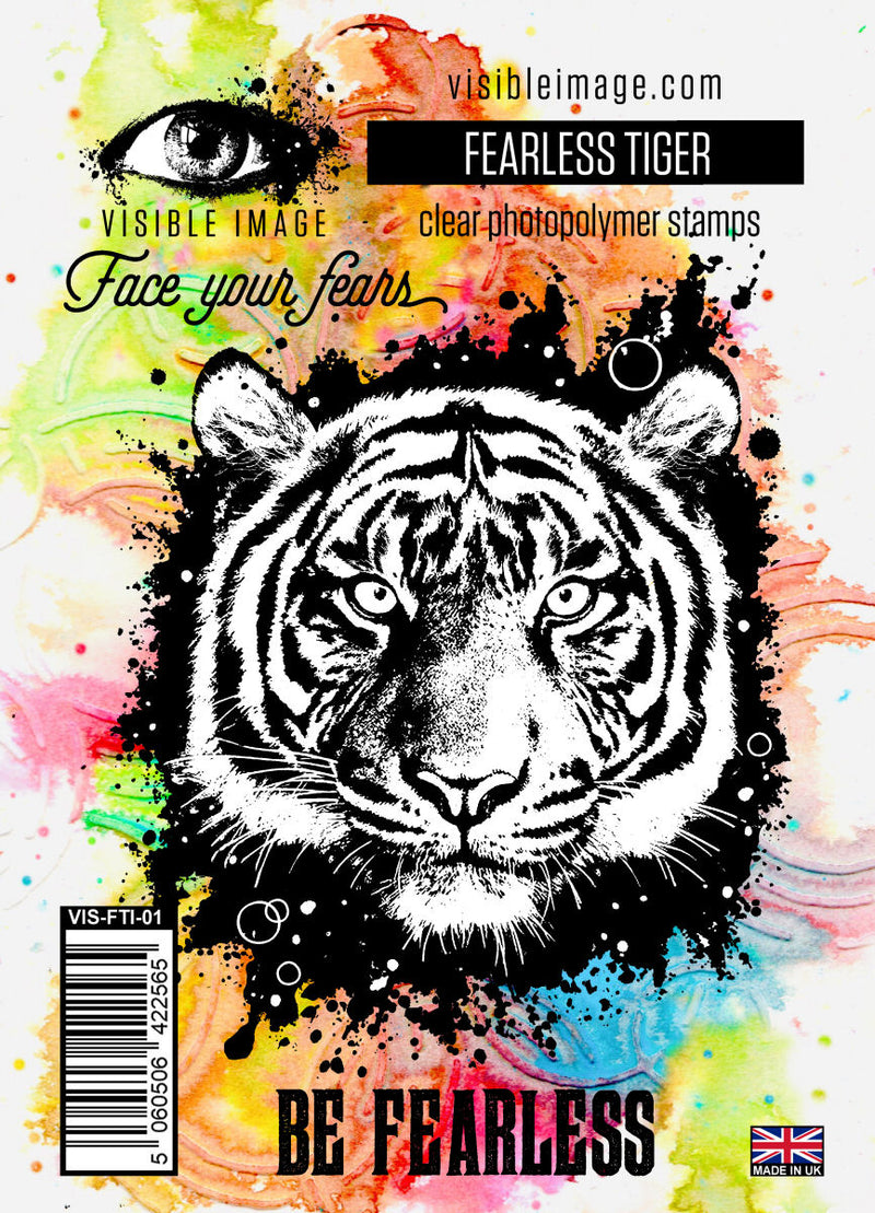 Visible Image Fearless Tiger - A6 Stamp Set-1