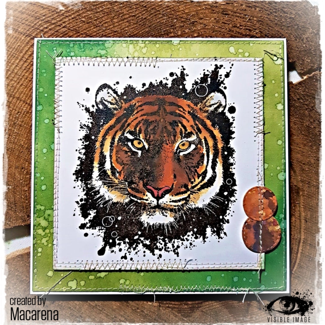Visible Image Fearless Tiger - A6 Stamp Set-2