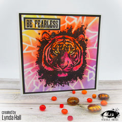 Visible Image Fearless Tiger - A6 Stamp Set-4
