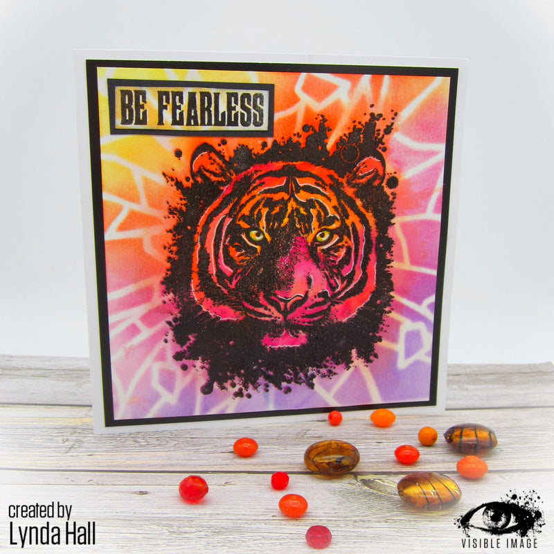 Visible Image Fearless Tiger - A6 Stamp Set-4
