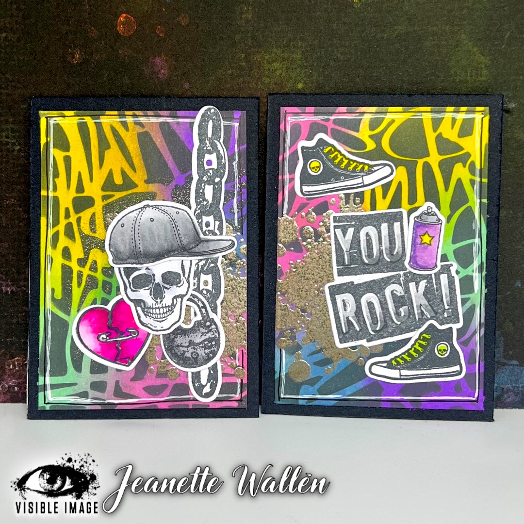 Visible Image Graffiti Stencil - 6 x 6-2