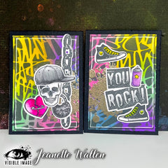 Visible Image Graffiti Stencil - 6 x 6-2