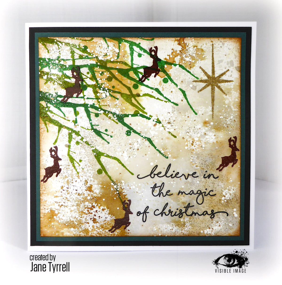 Visible Image Go To Christmas Words - A6 Stamp Set-2