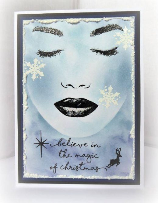 Visible Image Go To Christmas Words - A6 Stamp Set-3