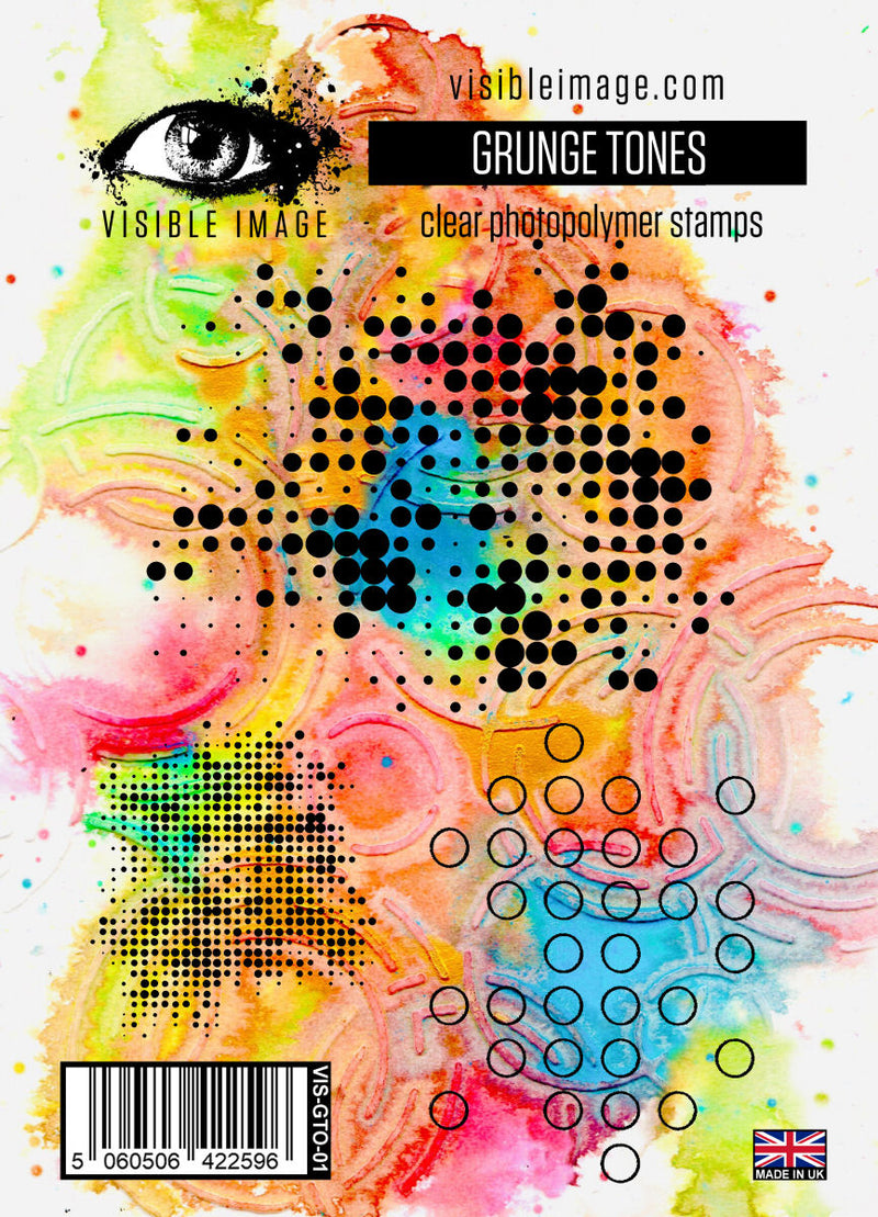 Visible Image Grunge Tones - A6 Stamp Set-1