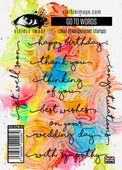 Visible Image Go To Words - A6 Stamp Set-1