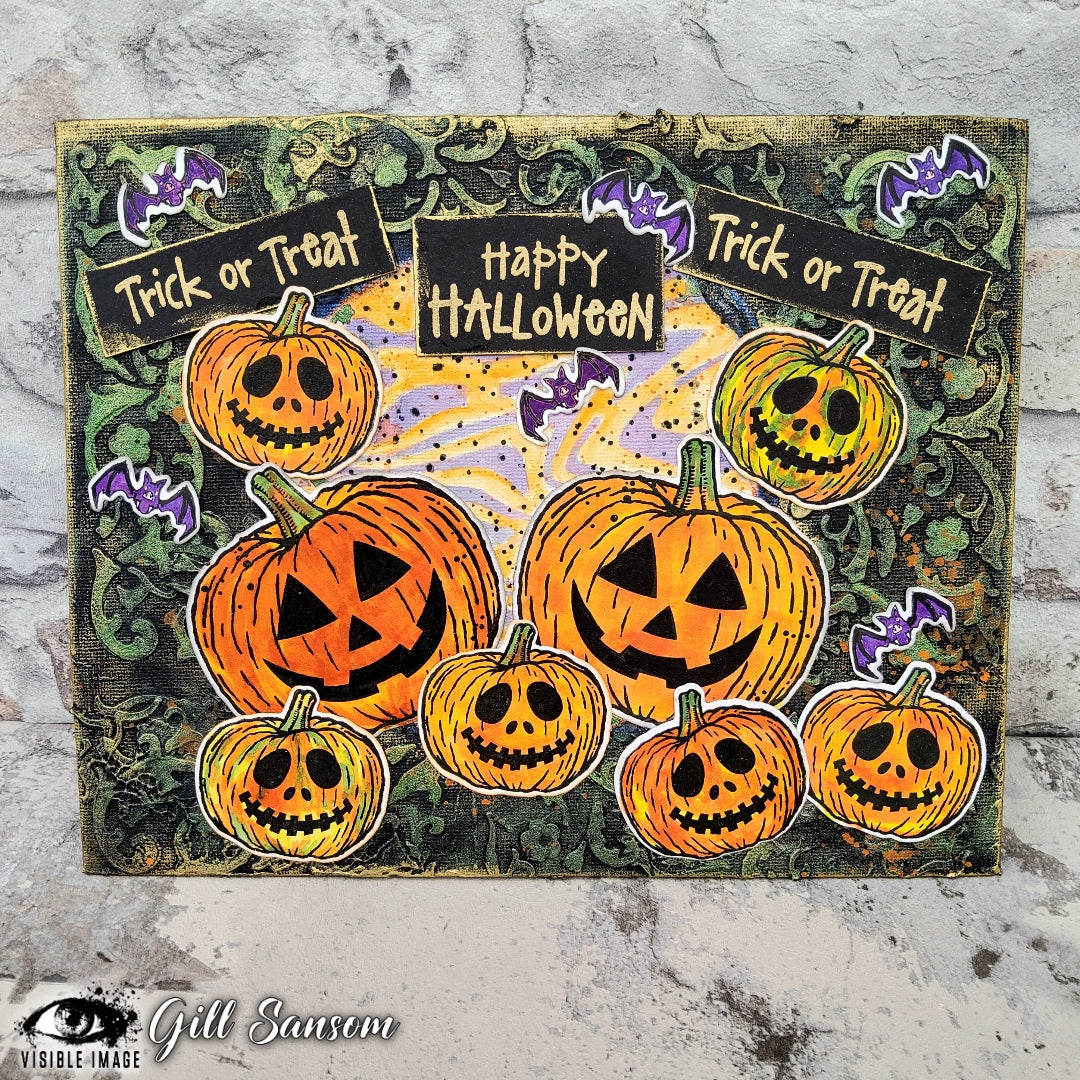 Visible Image Happy Halloween - A6 Stamp Set-4