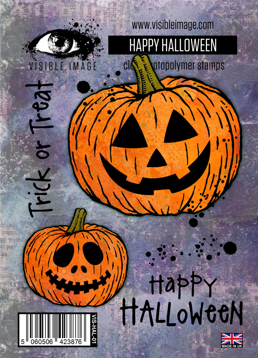 Visible Image Happy Halloween - A6 Stamp Set-1