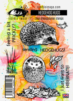 Visible Image Hedgehog Hugs - A6 Stamp Set-1