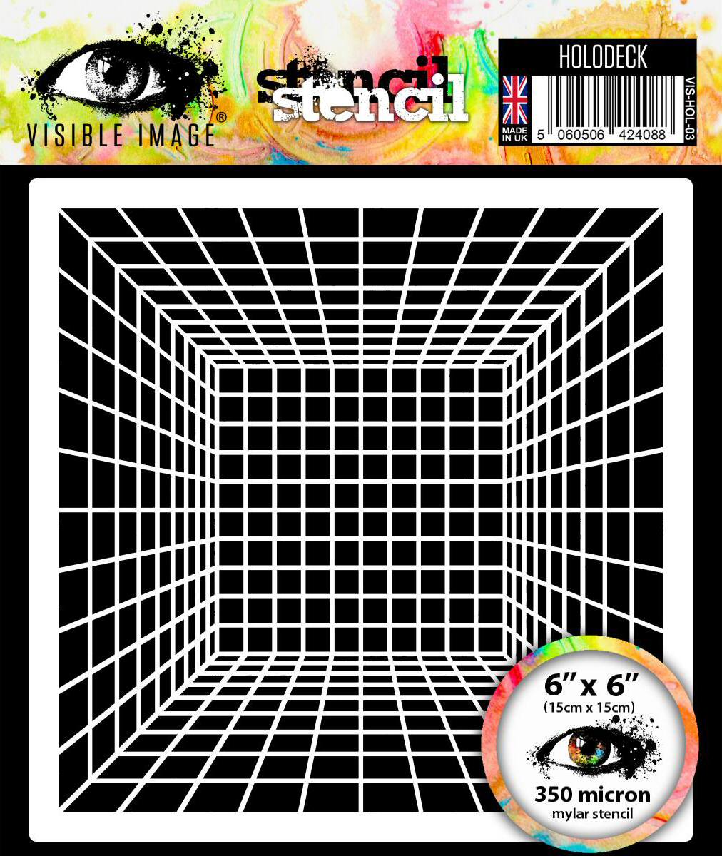 Visible Image Holodeck Stencil - 6 x 6-1