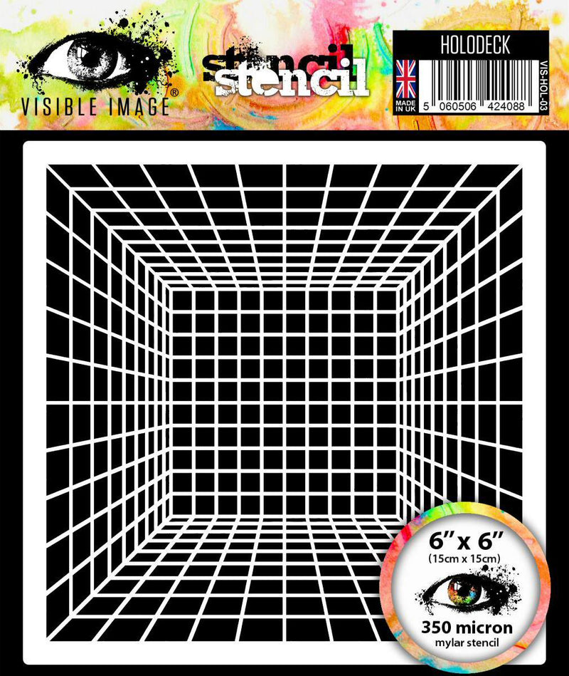 Visible Image Holodeck Stencil - 6 x 6-1