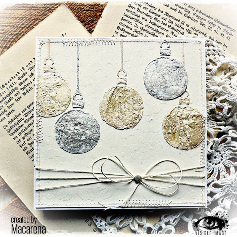 Visible Image Iconic Christmas Stencil - 6 x 6-3