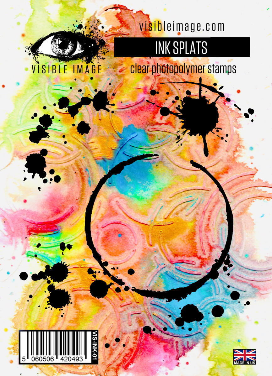 Visible Image Ink Splats - A6 Stamp Set-1