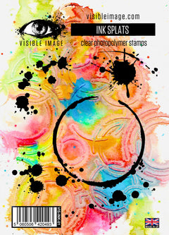 Visible Image Ink Splats - A6 Stamp Set-1