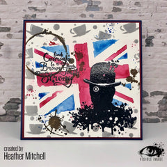 Visible Image Ink Splats - A6 Stamp Set-3