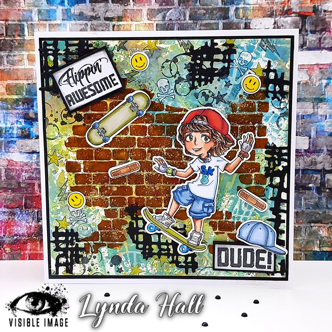 Visible Image Jake Skates - A6 Stamp Set-2