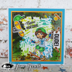 Visible Image Jake Skates - A6 Stamp Set-3