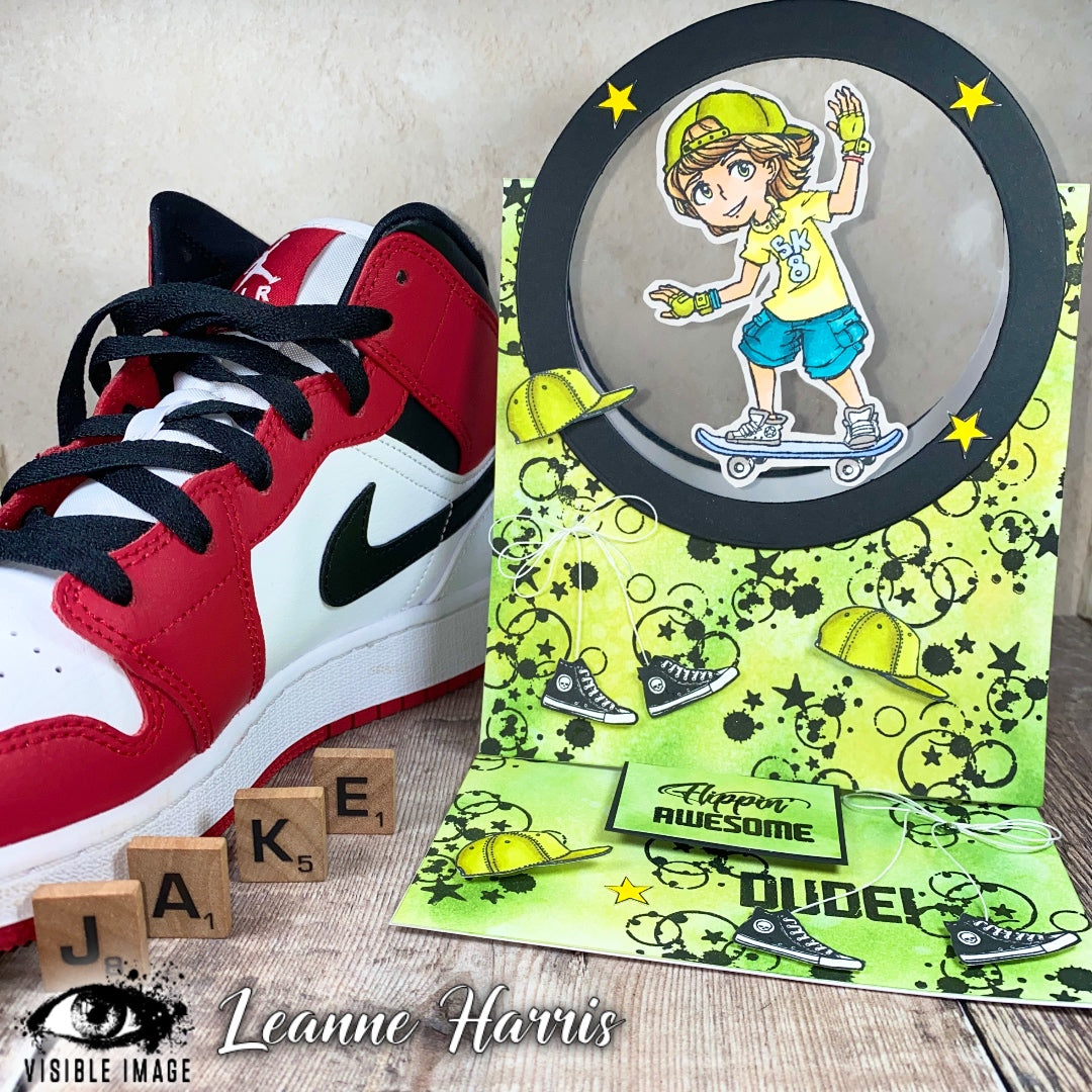 Visible Image Jake Skates - A6 Stamp Set-4