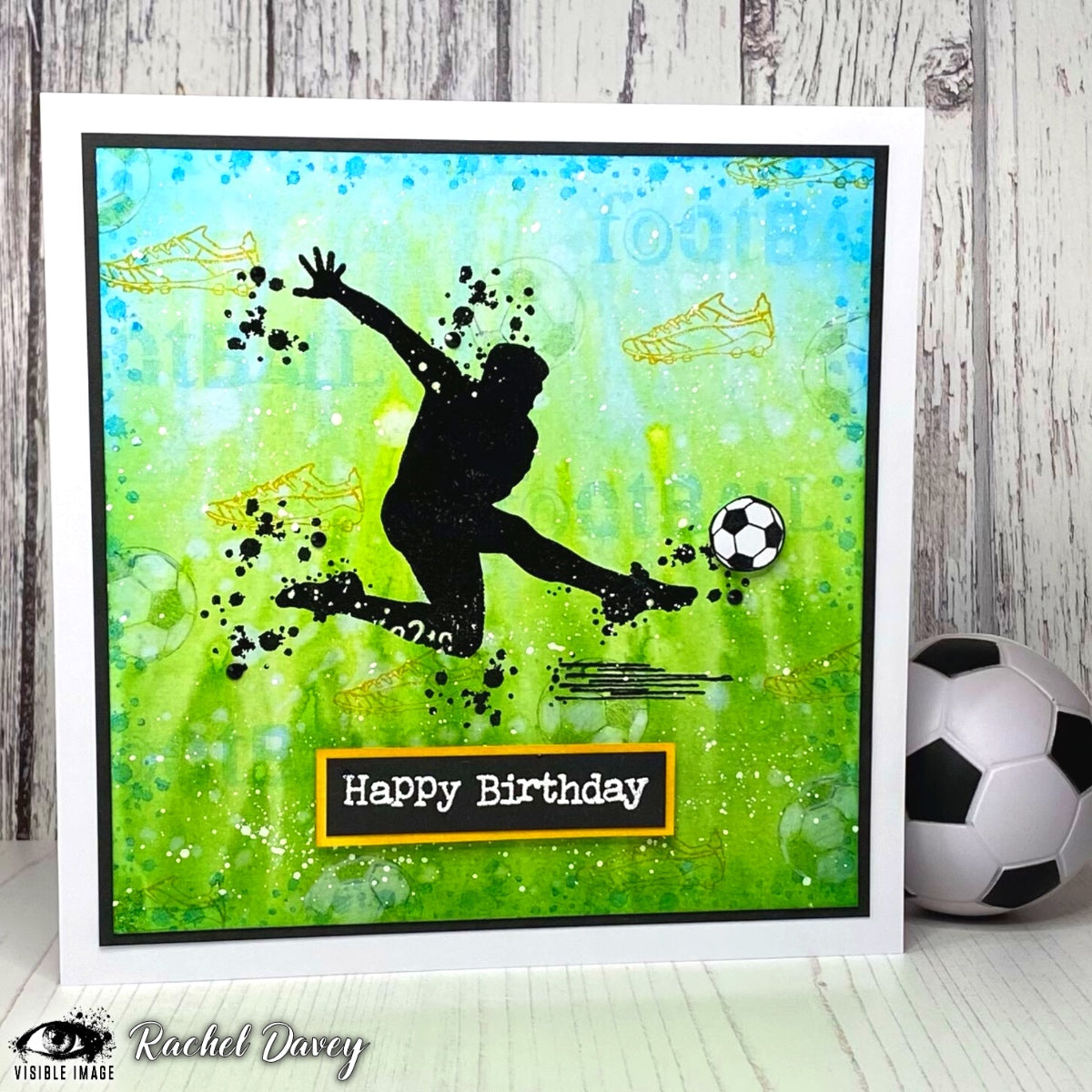 Visible Image Kick Off Your Birthday - A6 Stamp Set-2