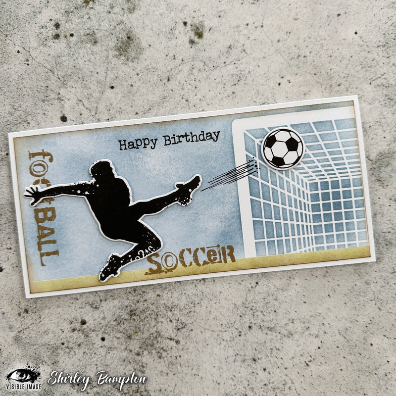 Visible Image Kick Off Your Birthday - A6 Stamp Set-4